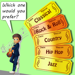 different types of music genres